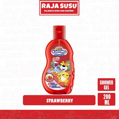 KODOMO SHOWER GEL STRAWBERRY BTL 200ML (10526)