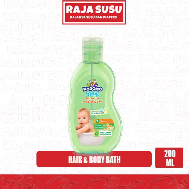 KODOMO TOP TO TOE ALOE VERA BTL 200ML (10789)