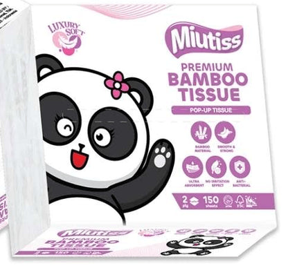 MIUTIS PREMIUM BAMBOO TISSUE 2PLY 150'S