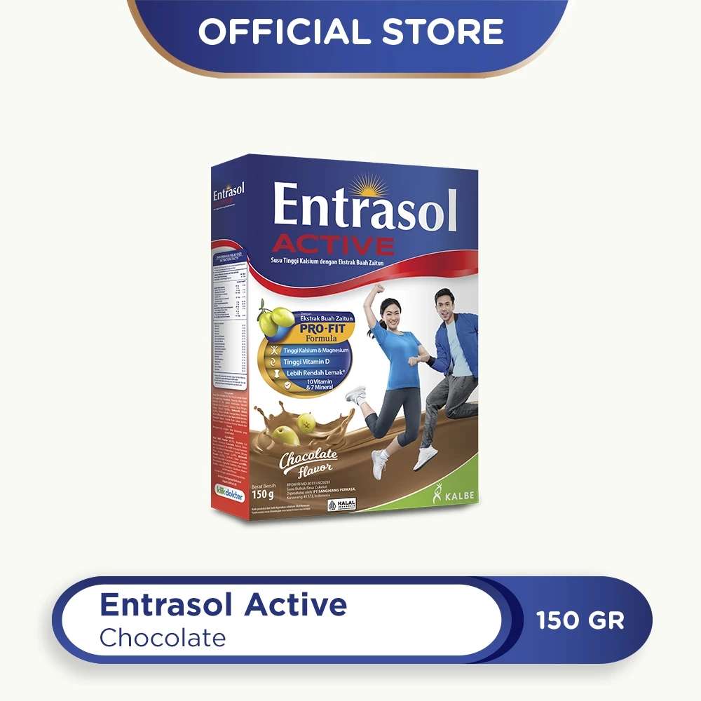 ENTRASOL ACTIVE COKLAT 150GR
