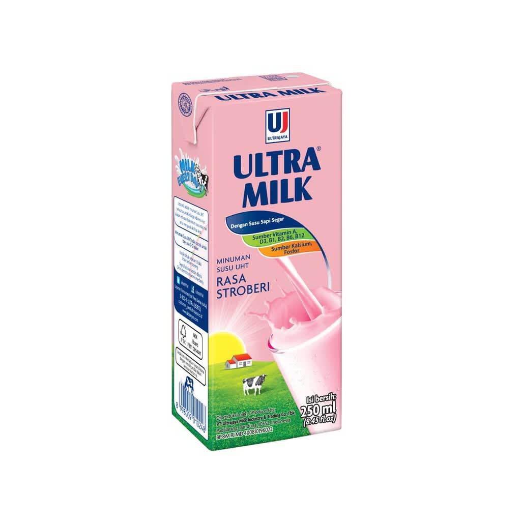 ULTRA MILK STRAWBERRY 250 ML
