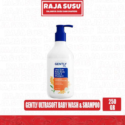 GENTLY ULTRA SOFT BABY BODY WASH & SHAMPOO 250ML