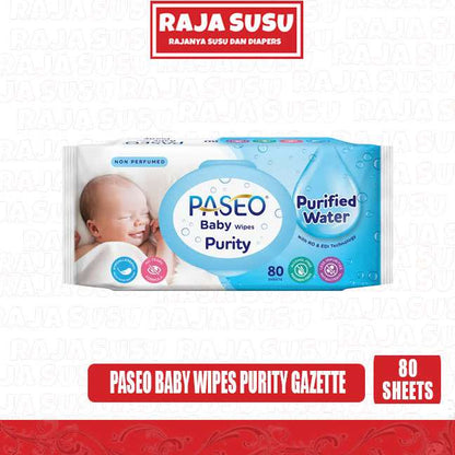 PASEO BABY WIPES PURITY GAZETTE 80'S