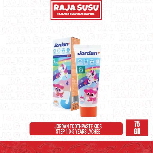 JORDAN TOOTHPASTE KIDS STEP 1 0-5 YEARS LYCHEE