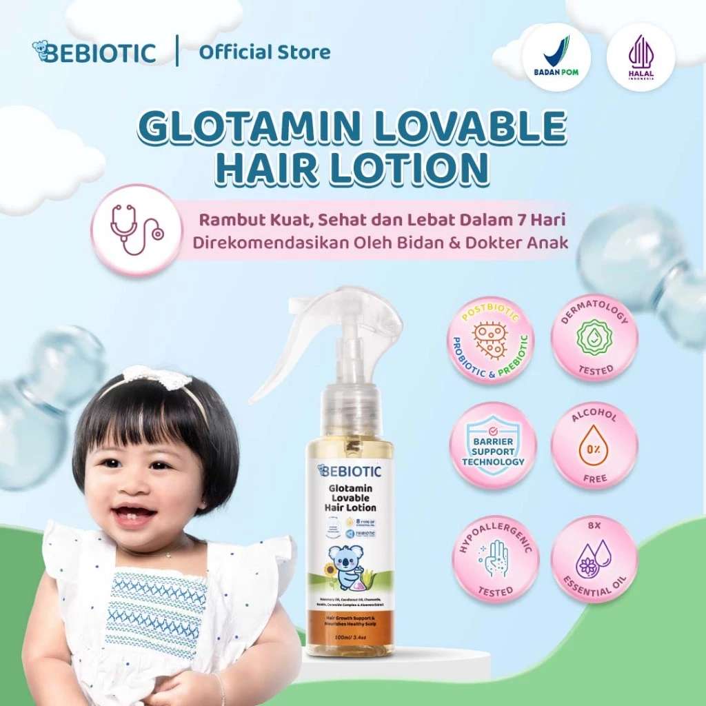 BEBIOTIC GLOTAMIN LOVABLE HAIR LOTION