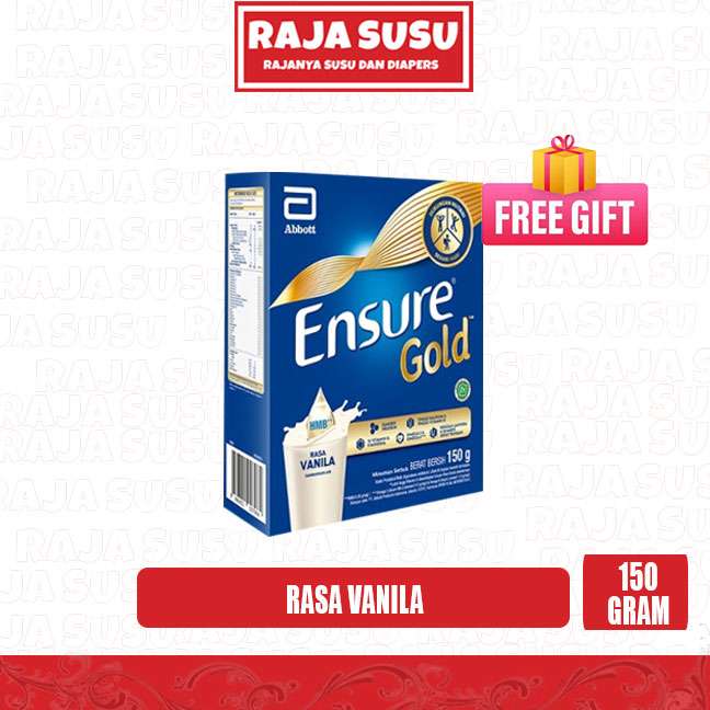 (HADIAH) ENSURE GOLD VANILA 150GR