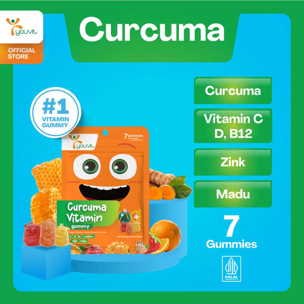 YOUVIT GUMMY CURCUMA & VITAMIN KIDS 7 DAYS