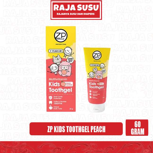 ZP KIDS TOOTHGEL PEACH 60GR