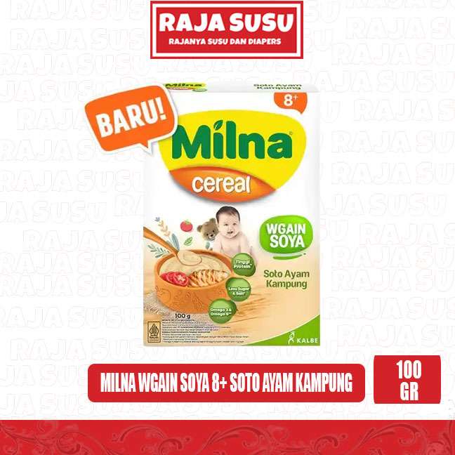 MILNA WGAIN SOYA 8+ SOTO AYAM KAMPUNG 100GR
