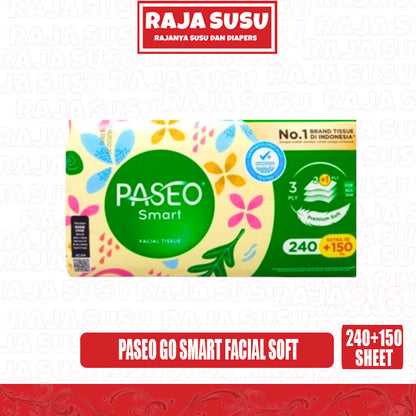 PASEO GO SMART FACIAL SOFT 240'S+150'S