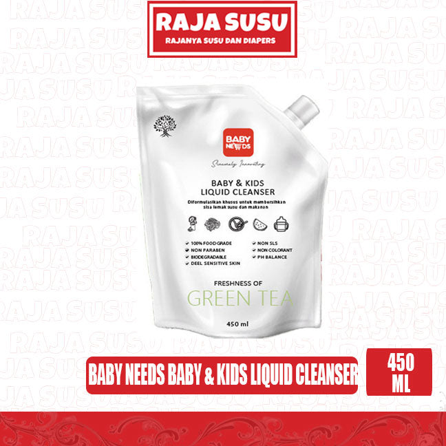 BABY NEEDS BABY & KIDS LIQUID CLEANSER 450ML