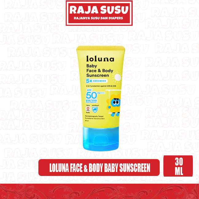 LOLUNA FACE & BODY BABY SUNSCREEN 30ML