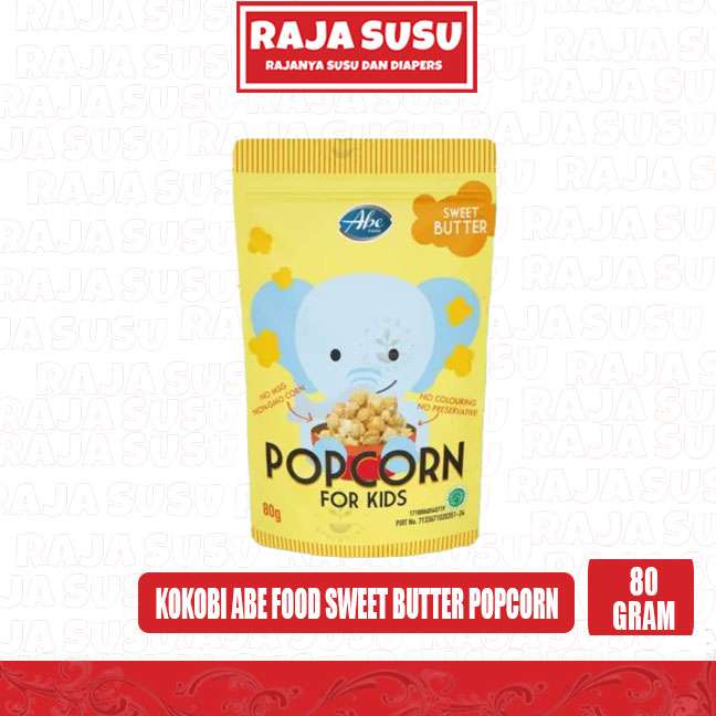 KOKOBI ABE FOOD SWEET BUTTER POPCORN FOR KIDS 80 GR