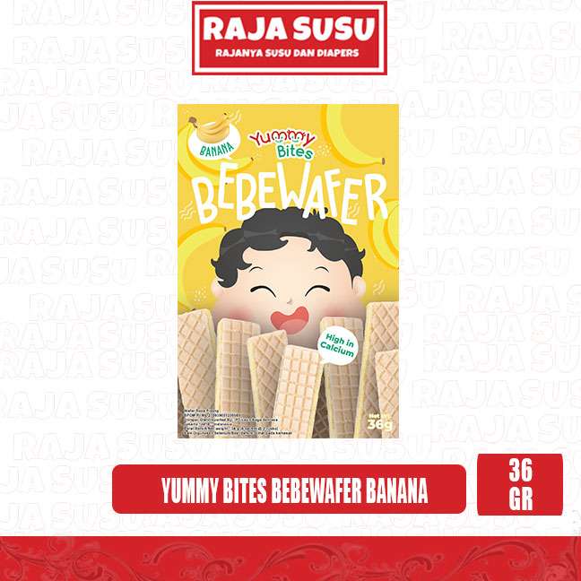 YUMMY BITES BEBEWAFER BANANA 36GR