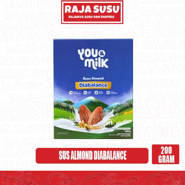 YOU & MILK ALMOND DIABALANCE 200GR
