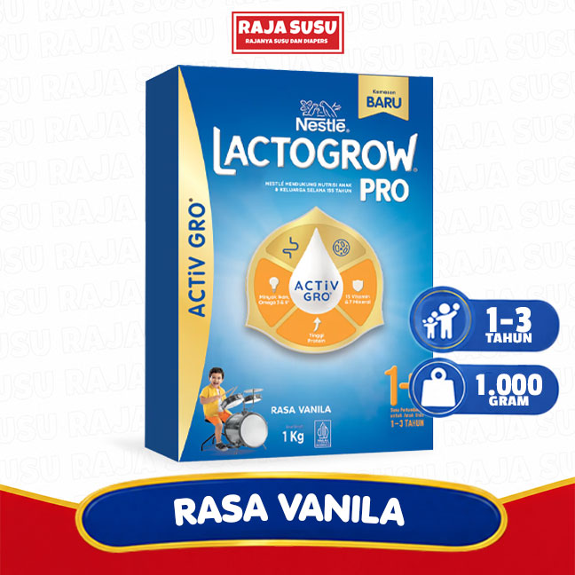 LACTOGROW PRO 1+ VANILA 1KG