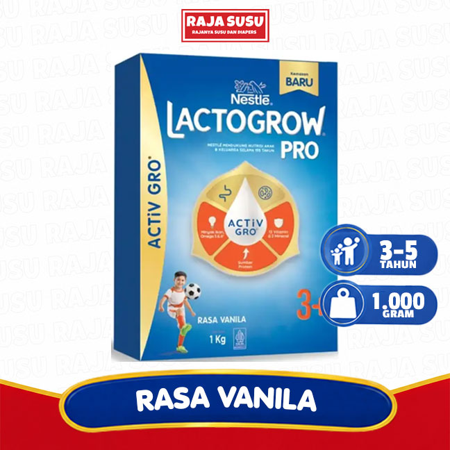 LACTOGROW PRO 3+ VANILA 1KG