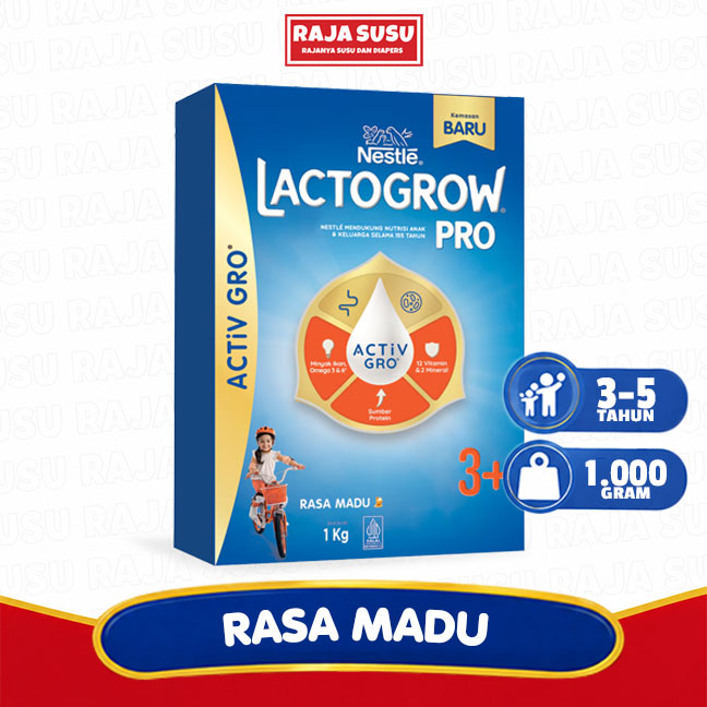LACTOGROW PRO 3+  MADU 1KG
