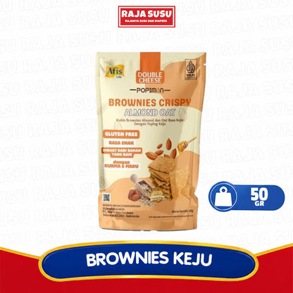 AFIS POPIMON BROWNIES CRISPY TOPING KEJU 50GR
