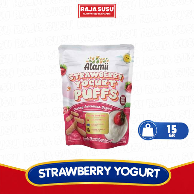 ALAMII PUFFS STRAWBERRY YOGURT 15GR