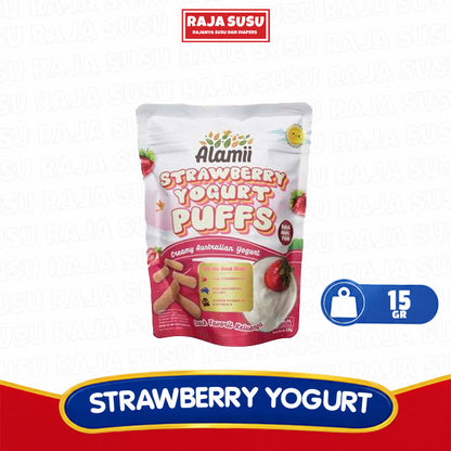 ALAMII PUFFS STRAWBERRY YOGURT 15GR