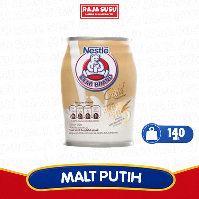 BEAR BRAND MALT PUTIH 140 ML