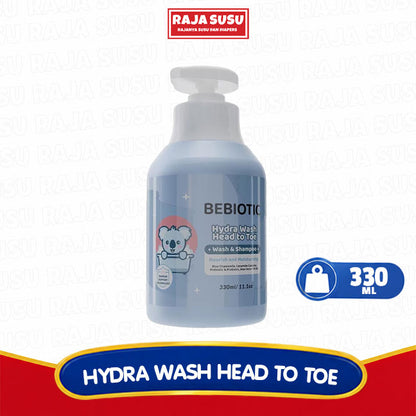 BEBIOTIC HYDRA WASH HEAD TO TOE 330 ML
