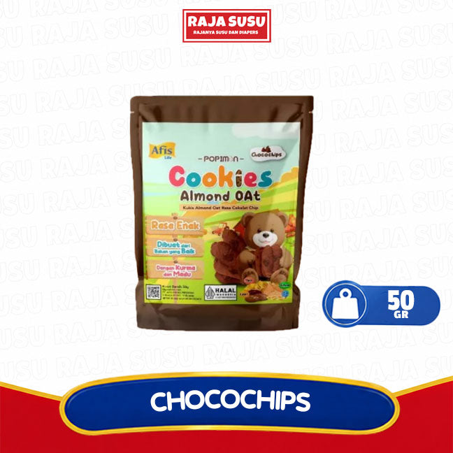 AFIS POPIMON COOKIES OAT CHOCOCHIP 50GR