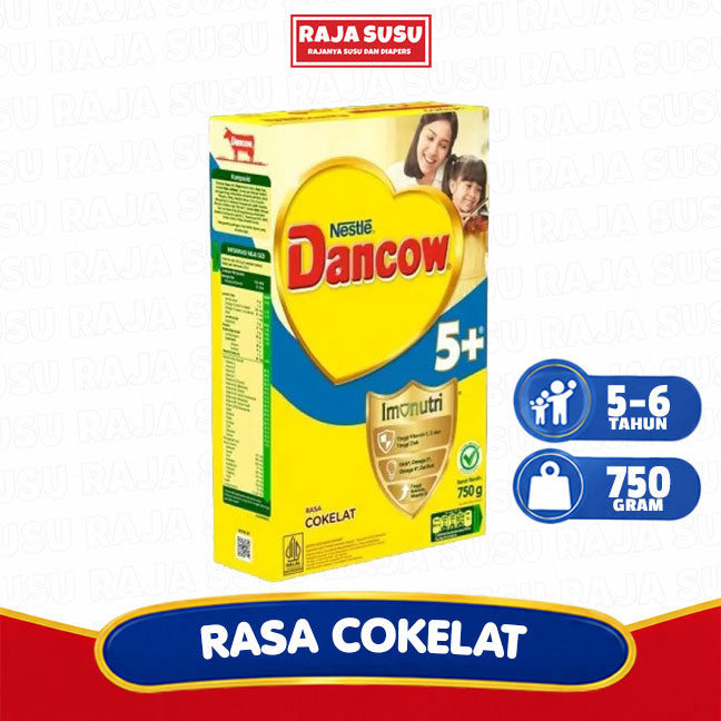 DANCOW 5+ COKLAT 750 GR