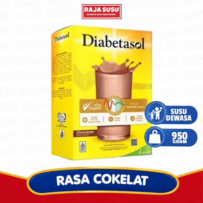 DIABETASOL COKLAT 950GR