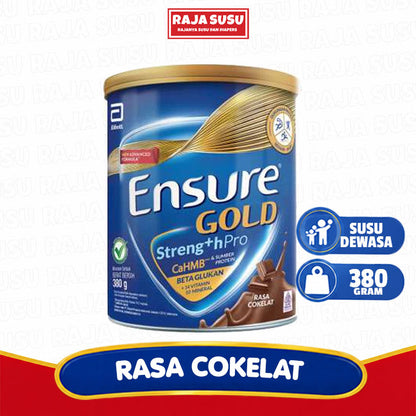 ENSURE GOLD COKELAT 380GR