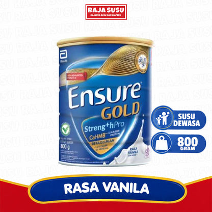ENSURE GOLD VANILA 800GR