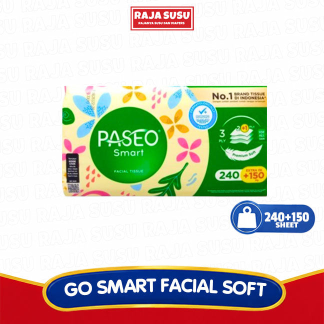 PASEO GO SMART FACIAL SOFT 240'S+150'S