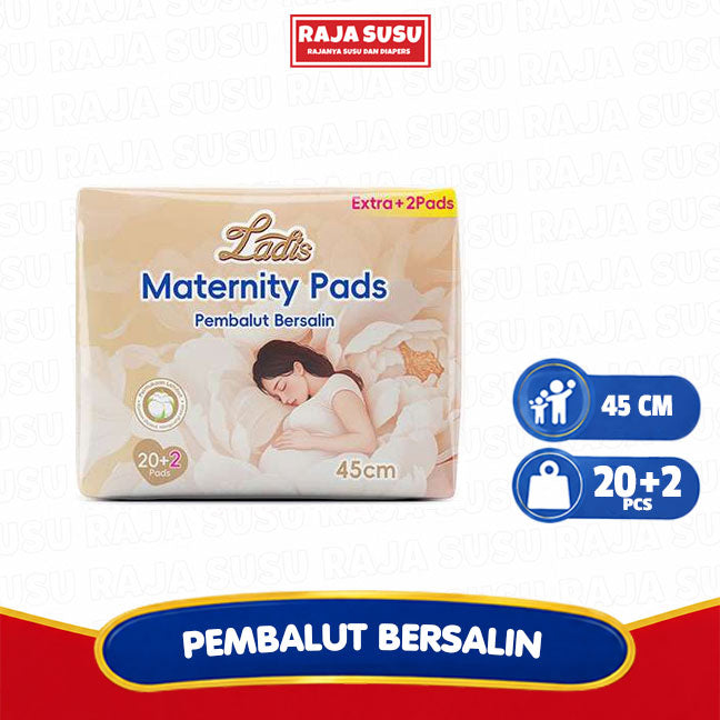 MAKUKU LADIS MATERNITY PADS 20+2 45CM