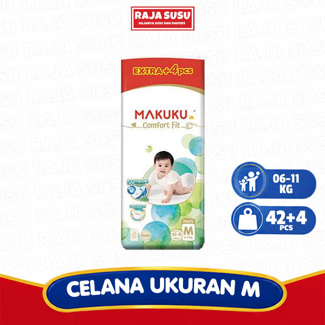 MAKUKU AIR DIAPERS COMFORT FIT PANTS M42+4