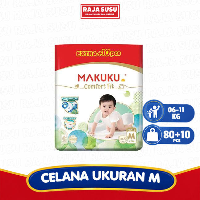 MAKUKU AIR DIAPERS COMFORT FIT PANTS M80