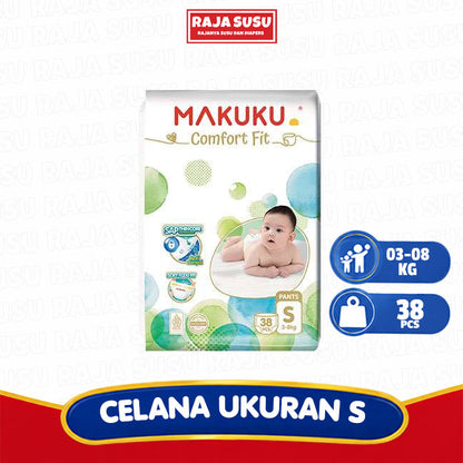 MAKUKU AIR DIAPERS COMFORT FIT S38
