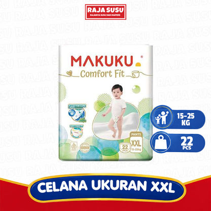 MAKUKU AIR DIAPERS COMFORT FIT XXL22