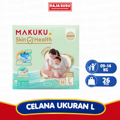 MAKUKU DIAPERS SKIN HEALTH PANTS L26