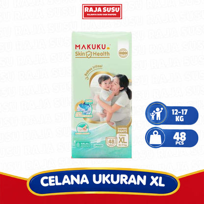 MAKUKU DIAPERS SKIN HEALTH PANTS XL48