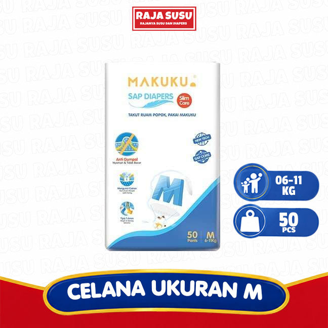 MAKUKU SAP DIAPERS SLIM CARE PANTS M50