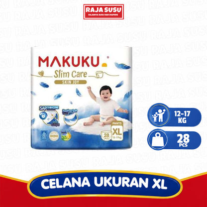 MAKUKU SAP DIAPERS SLIM CARE PANTS XL28