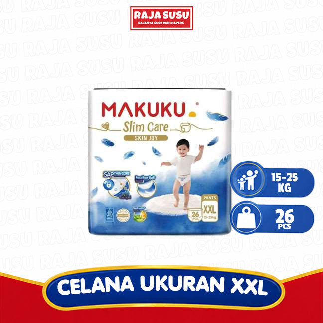 MAKUKU SAP DIAPERS SLIM CARE PANTS XXL26