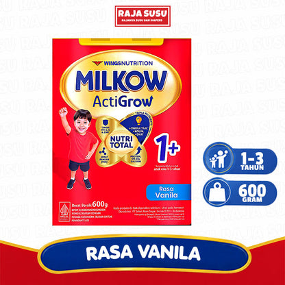 MILKOW 1+ VANILA 600GR CAN
