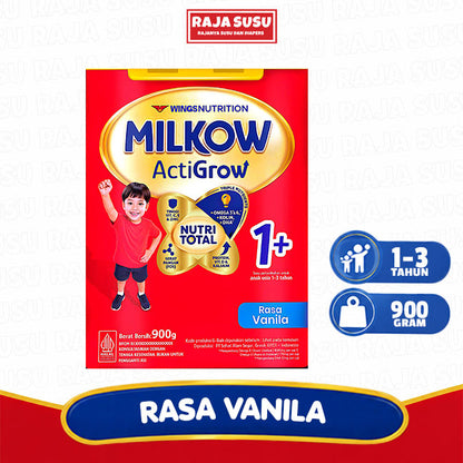 MILKOW 1+ VANILA 900GR CAN