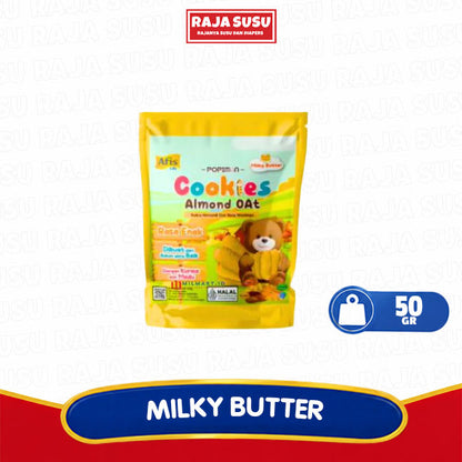 AFIS POPIMON COOKIES OAT MILKY BUTTER 50GR