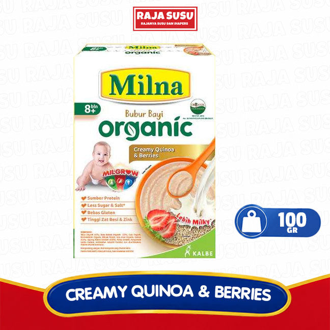 MILNA 8+ BUBUR ORGANIC QUINOA 100GR