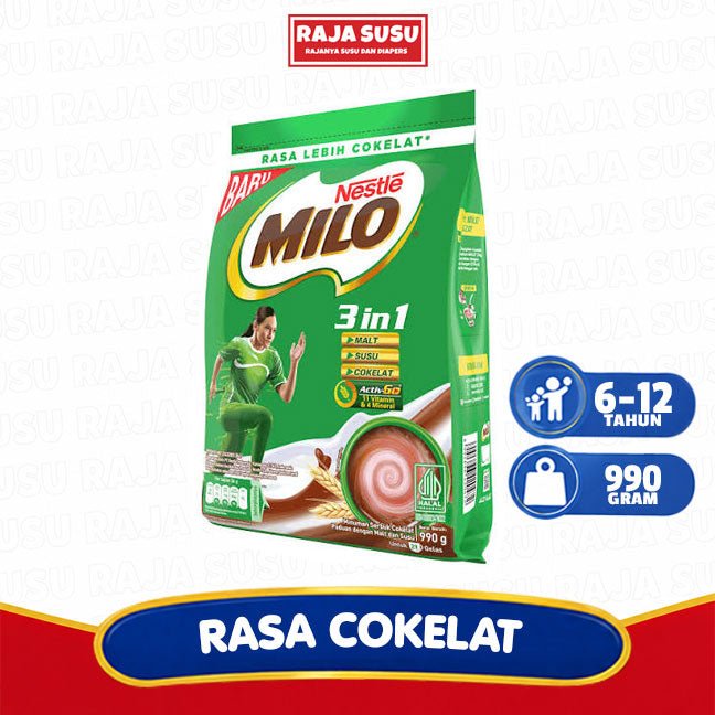MILO 3 IN 1 990GR