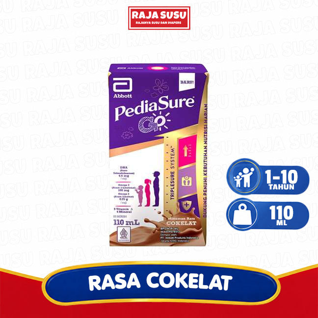 PEDIASURE GO COKLAT UHT 110 ML