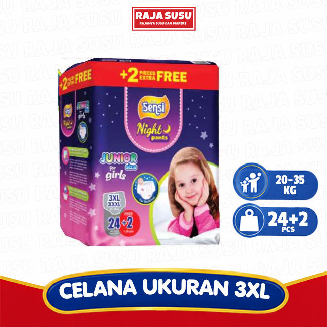 SENSI NIGHT PANTS XXXL24+2 GIRL